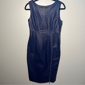 NWT Kardashian Kollection size UK 10
Purple pleather dress